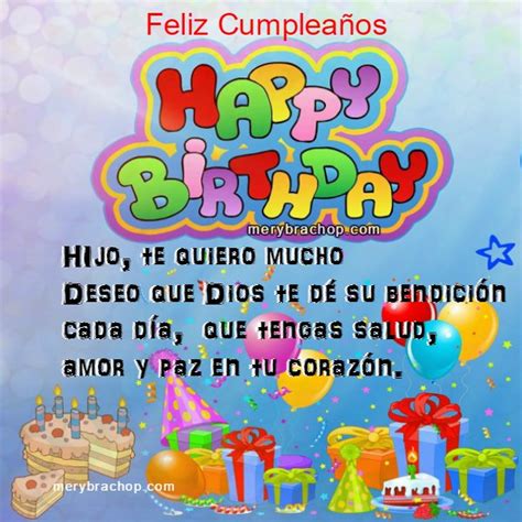 tarjetas feliz cumpleaños hijo|feliz cumpleanos cards free.